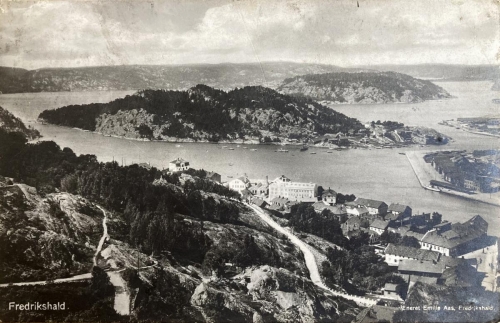 Postcard to Ivor, Fredrikshald, Norway